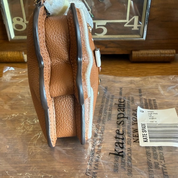 ❤️Authentic NWT Kate Spade Gingerbread Man Leather Bag charm❤️ - Picture 6 of 13